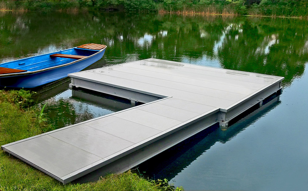 GRP landing stage grates - Fibrolux GmbH