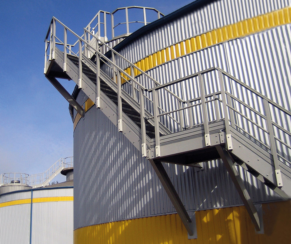 GFK Treppen Konstruktion 