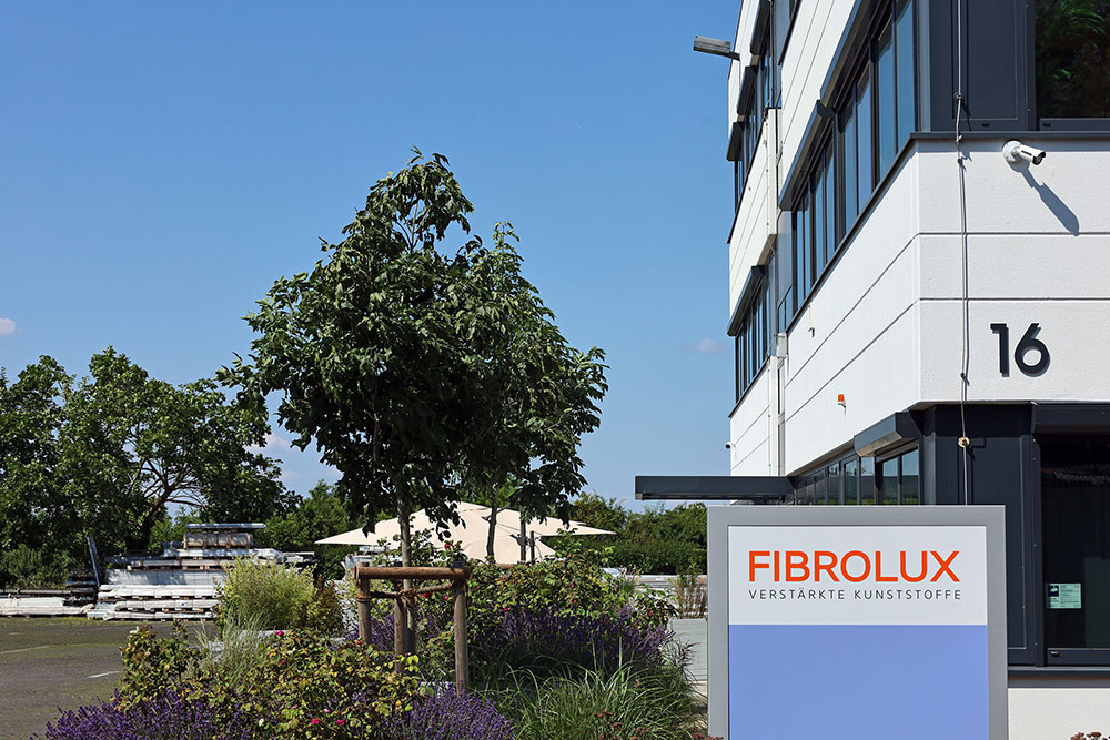 Edificio de la empresa y centro de producción de Fibrolux GmbH