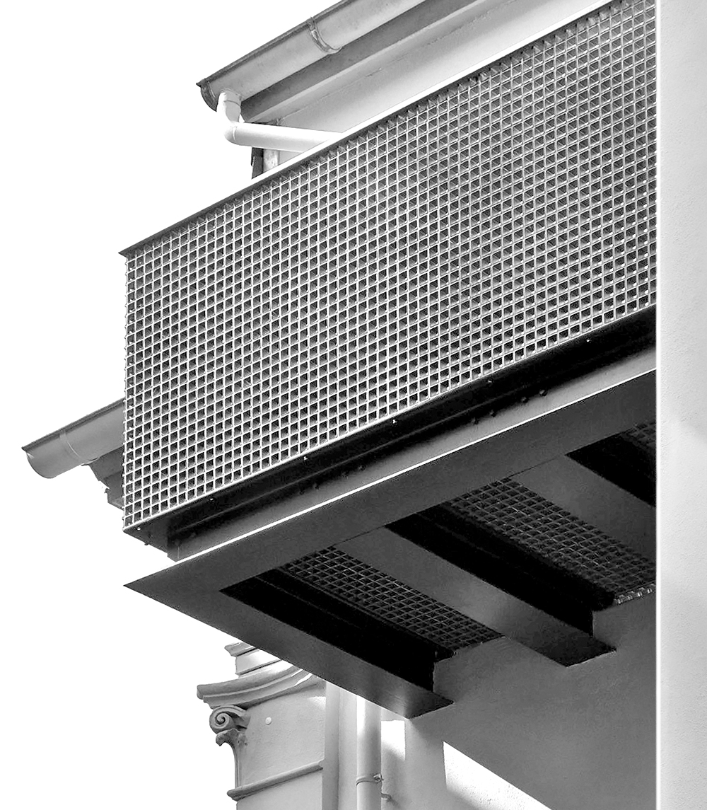 GFK H-Profil Anwendung