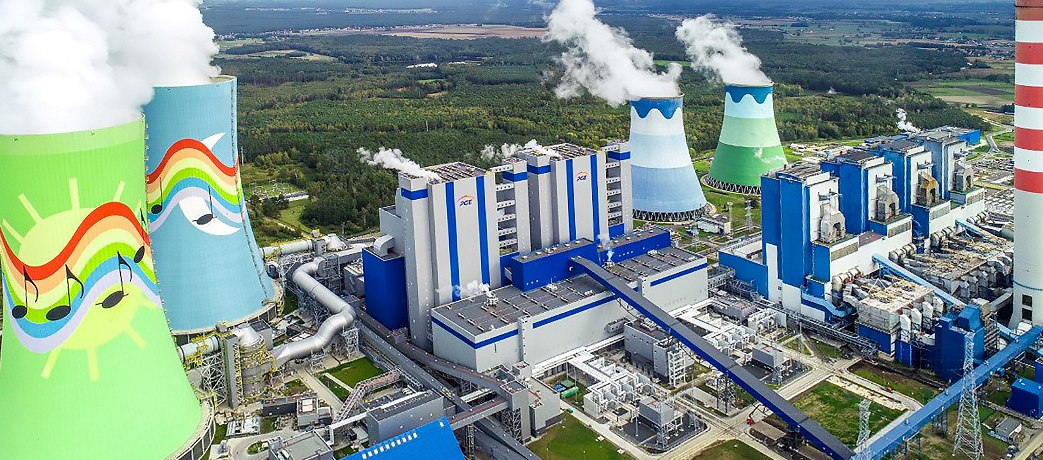 Opole, Polen, 90 t GFK-Konstruktionen und Profile