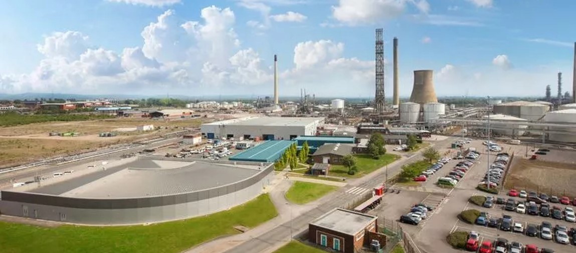 Stanlow, United Kingdom, 40 t GFK-Konstruktionen und Profile